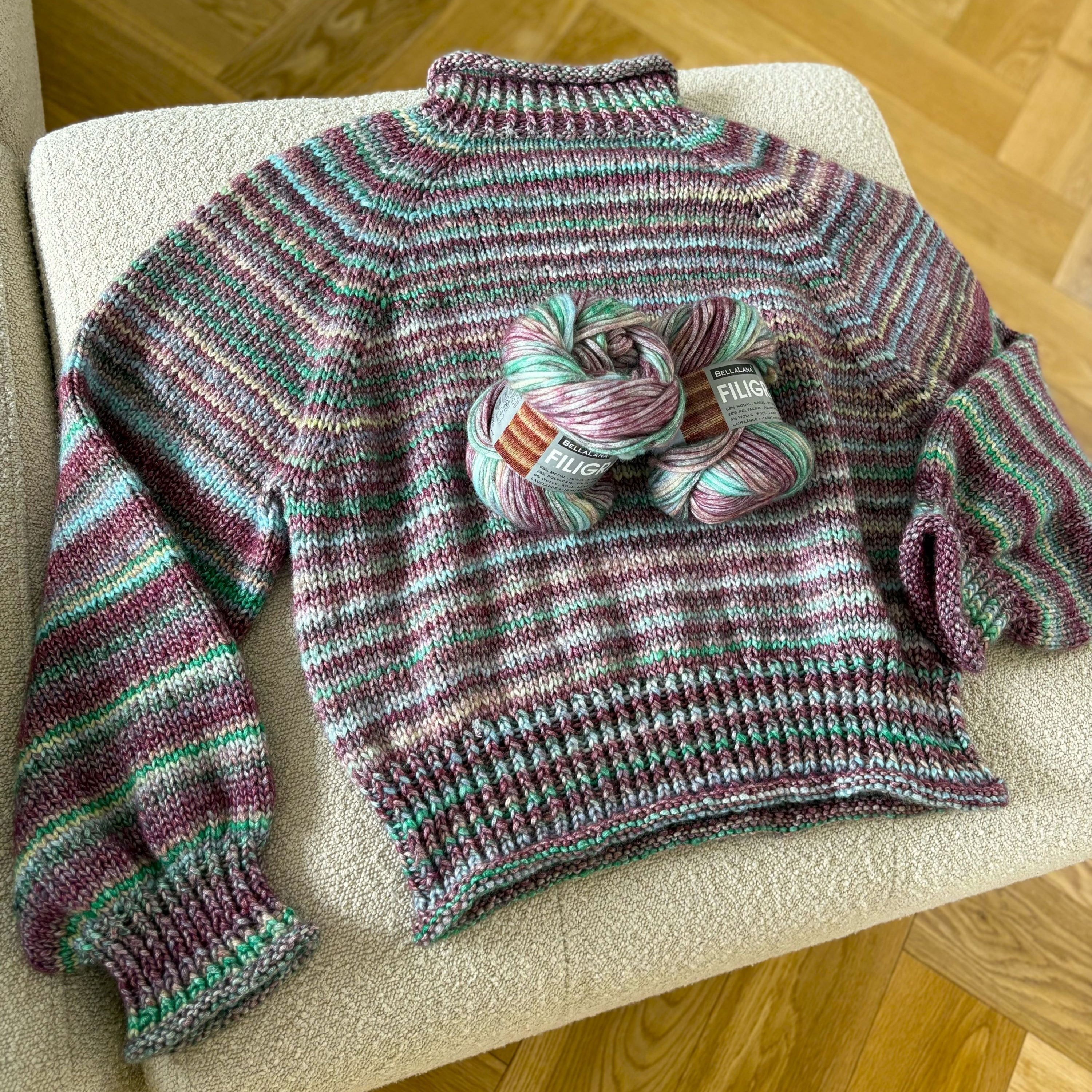 bellalana-filigran-raglan-pullover-strickset-orange-38-40-farbverlauf image 5