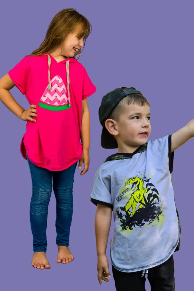 n-hfrosch-pintar-kids-hoodie-papierschnittmuster-kurzarm image 1