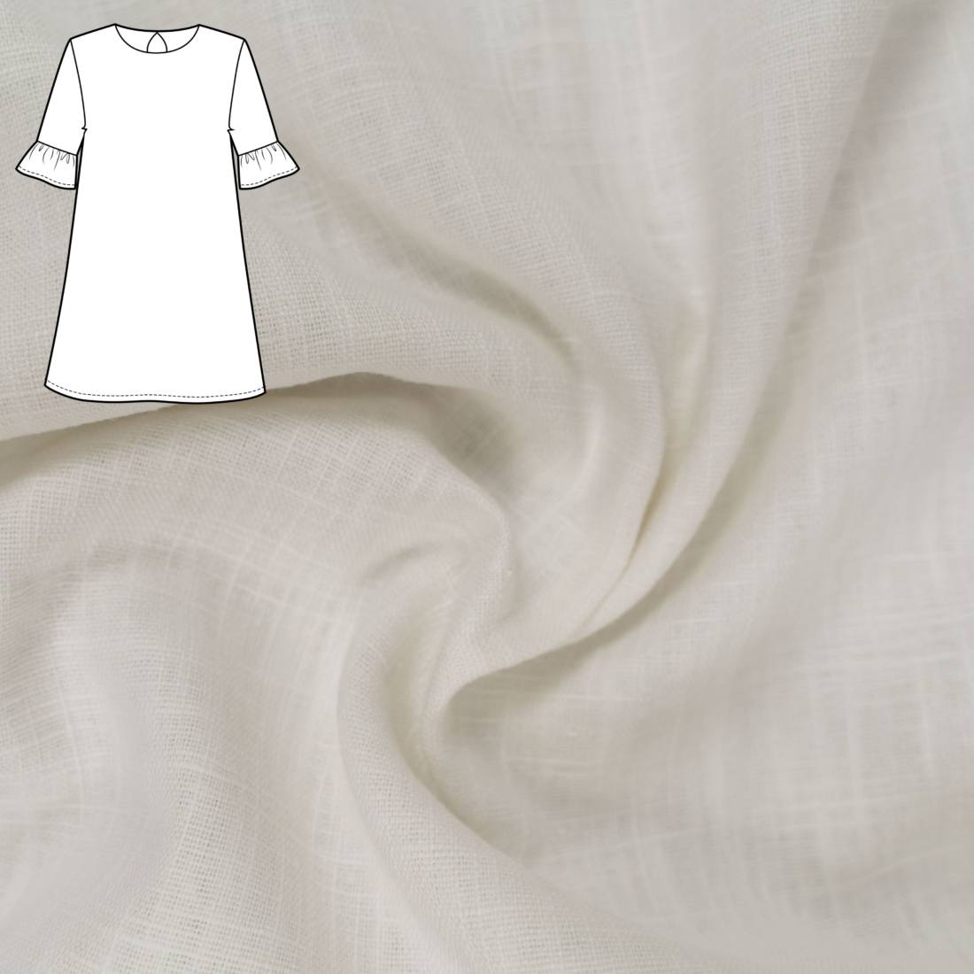 n-hfrosch-n-hpakete-n-hpaket-cantik-leinen-wei-kleid-set image 1