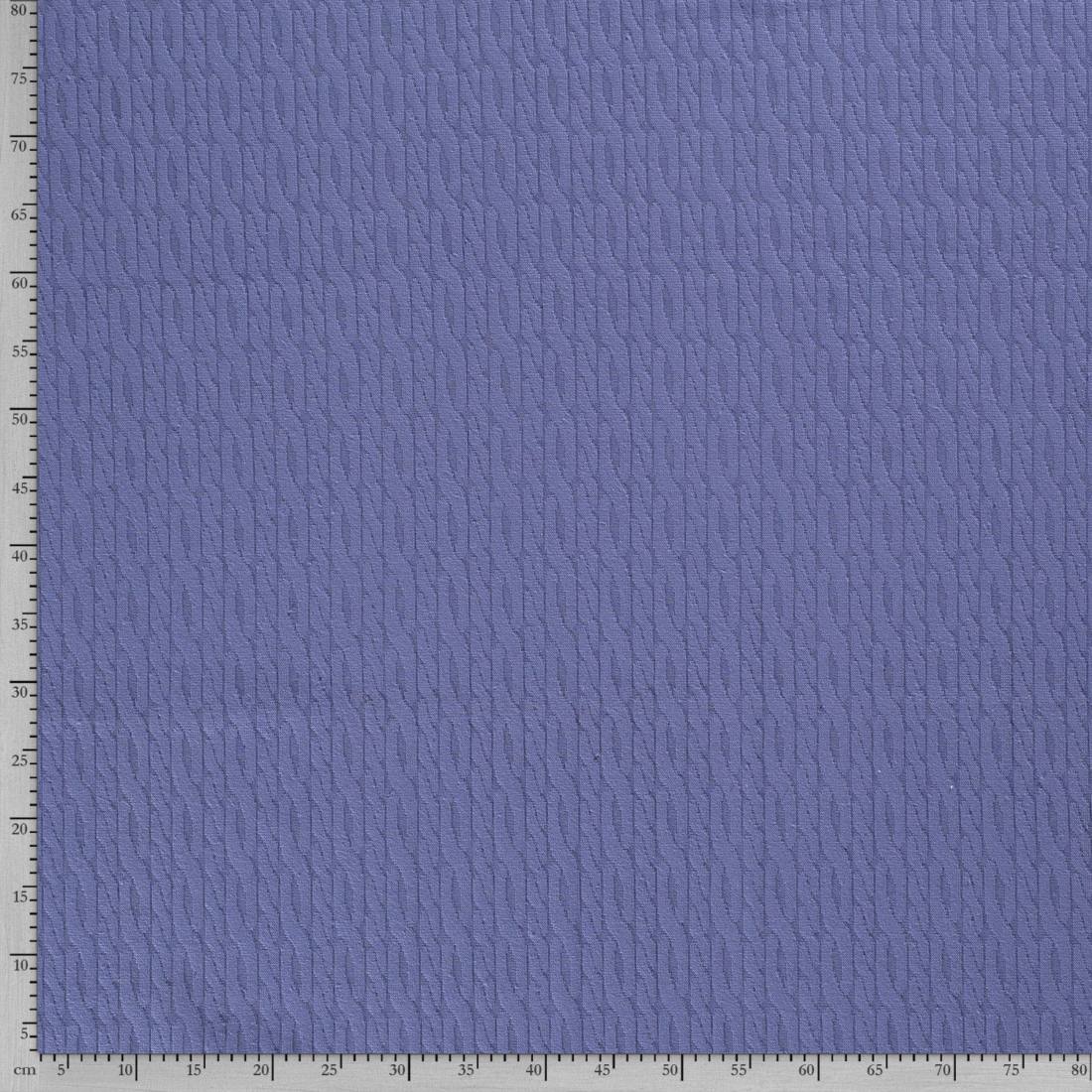 n-hfrosch-strick-jacquard-zopfmuster-strickstoff-blau image 3