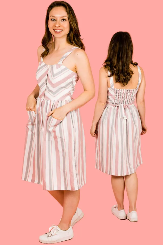 n-hfrosch-garis-damen-kleid-papierschnittmuster-tr-gerkleid-smok image 1