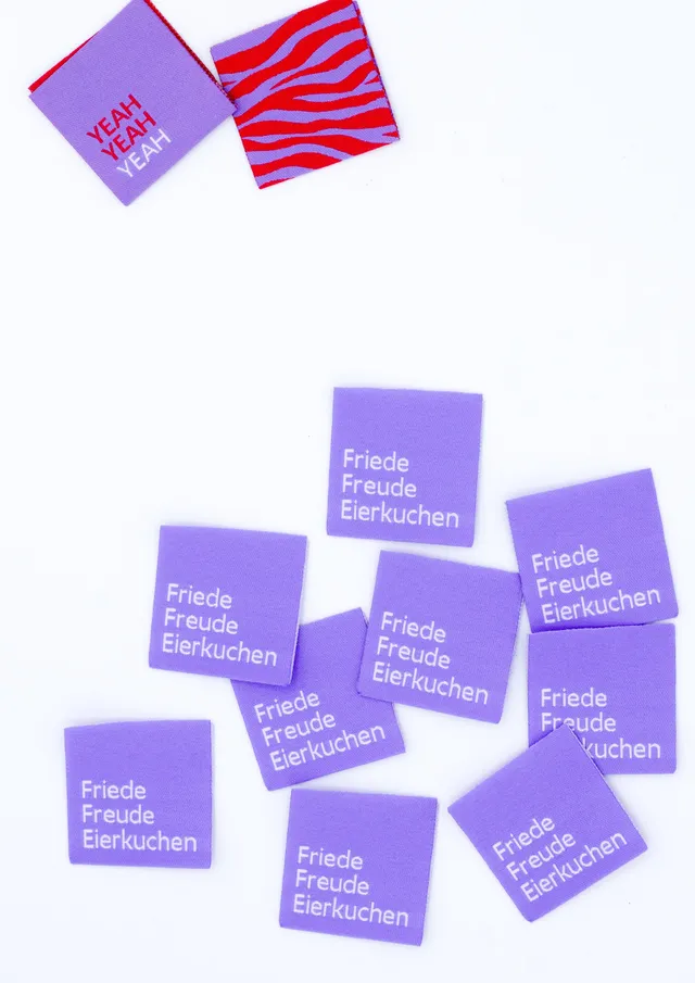 konfetti-patterns-label-friede-9er-set-webetiketten-3x3-cm image 1