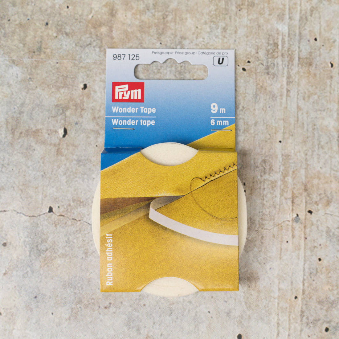 prym-wonder-tape-n-h-klebeband-doppelseitig-6-mm-x-9-m image 1