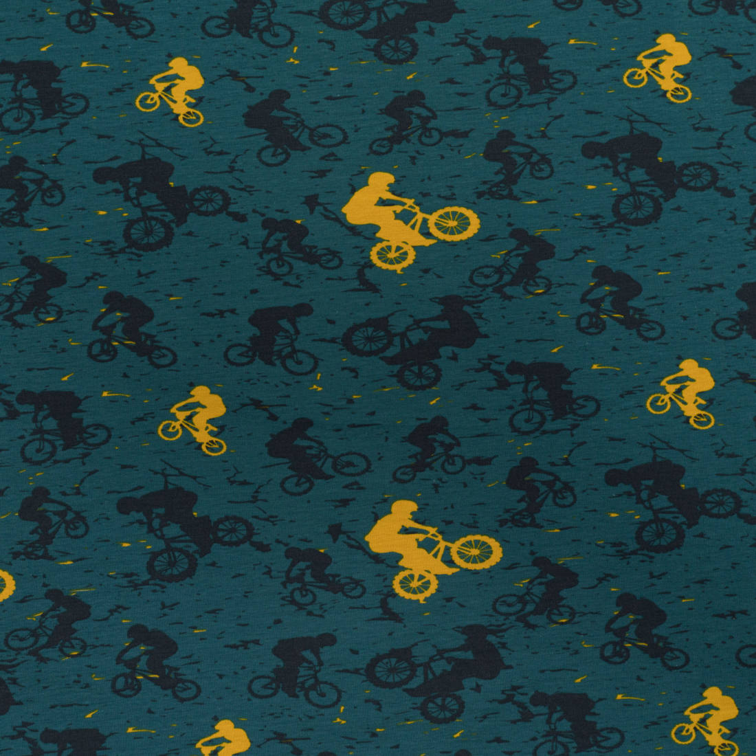 n-hfrosch-n-hpakete-baumwoll-jersey-bmx-bike-jersey-petrol image 1