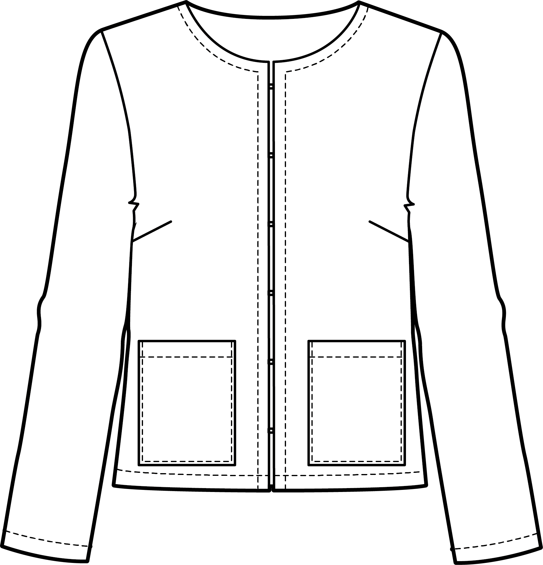 n-hfrosch-papierschnitt-resmi-damen-kurzjacke-schnittmuster image 3