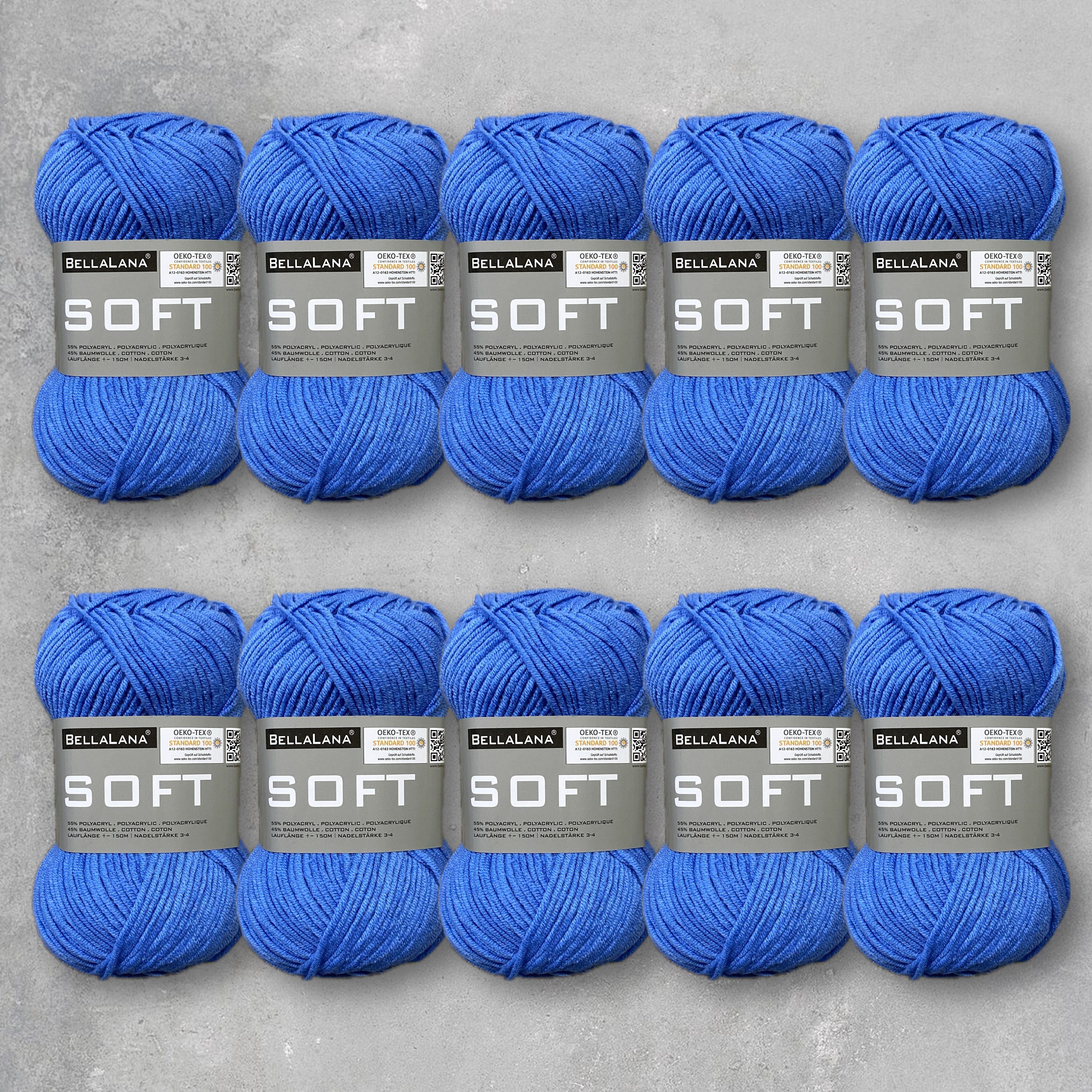 bellalana-wollpakete-soft-10x50g-polyacryl-baumwolle image 2