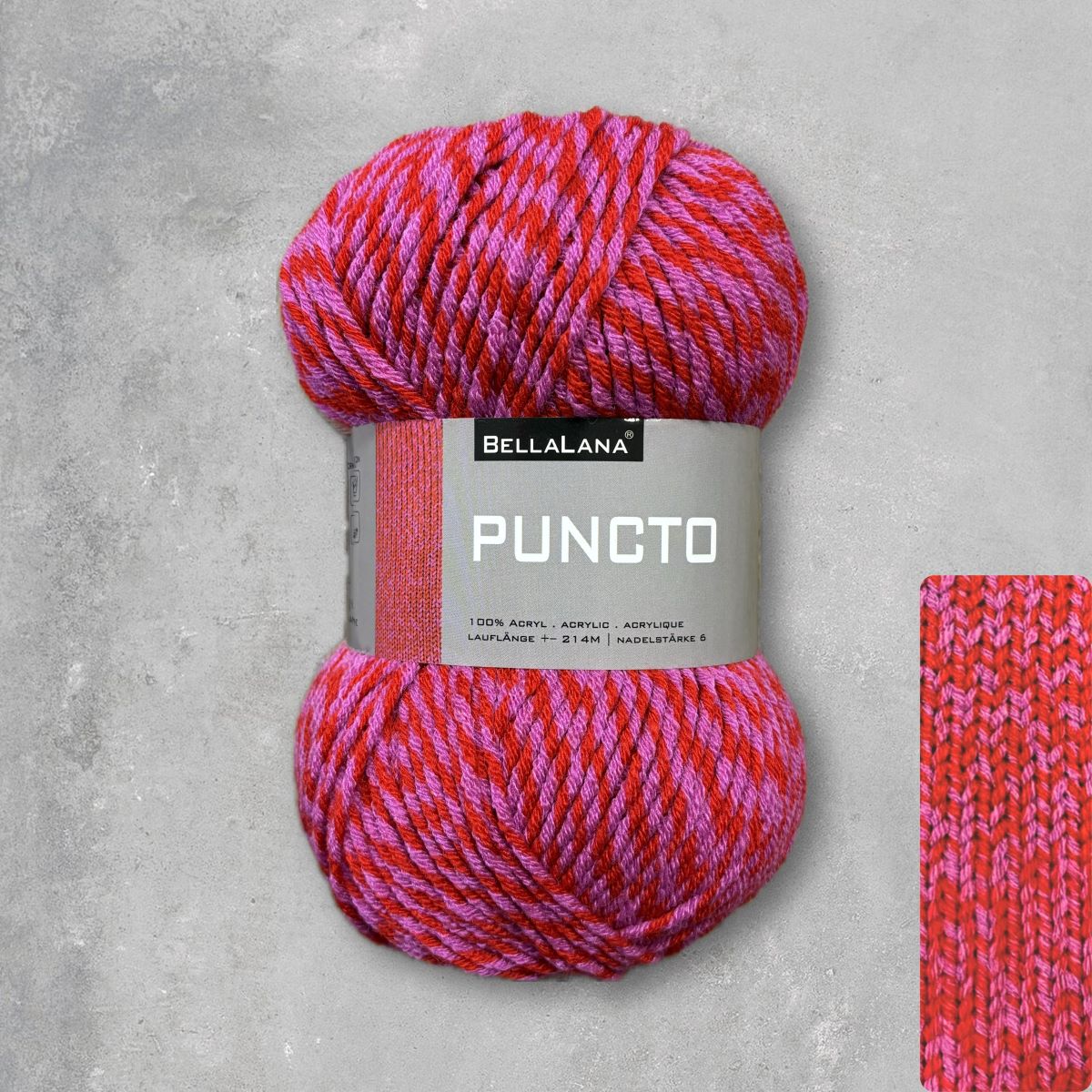 bellalana-puncto-moulin-garn-rot-pink-105-vegan-kn-uel image 1
