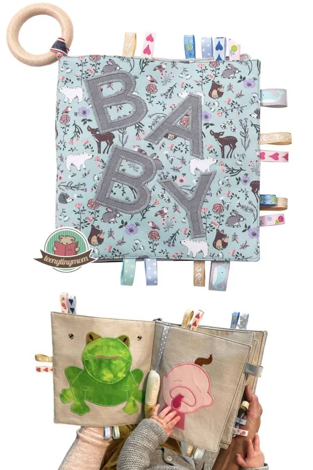n-hfrosch-schnittmuster-babybuch-stoffbuch-digital-geschenk image 1