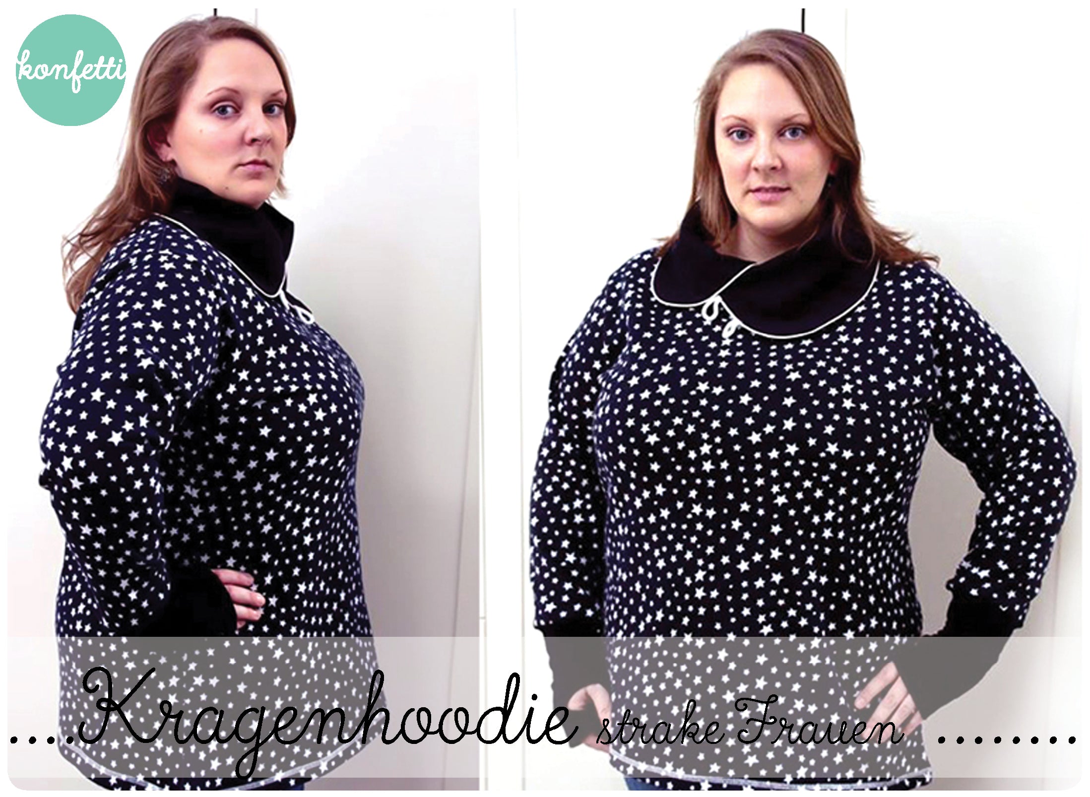 konfetti-patterns-kragenhoodie-ebook-schnittmuster-damen-gr-48-56 image 1