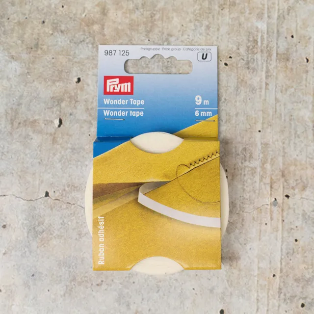 prym-wonder-tape-n-h-klebeband-doppelseitig-6-mm-x-9-m image 1
