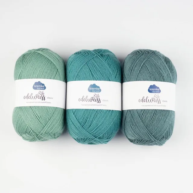 kremke-edelweiss-classic-sockenwolle-4fach-vanille-100g image 1