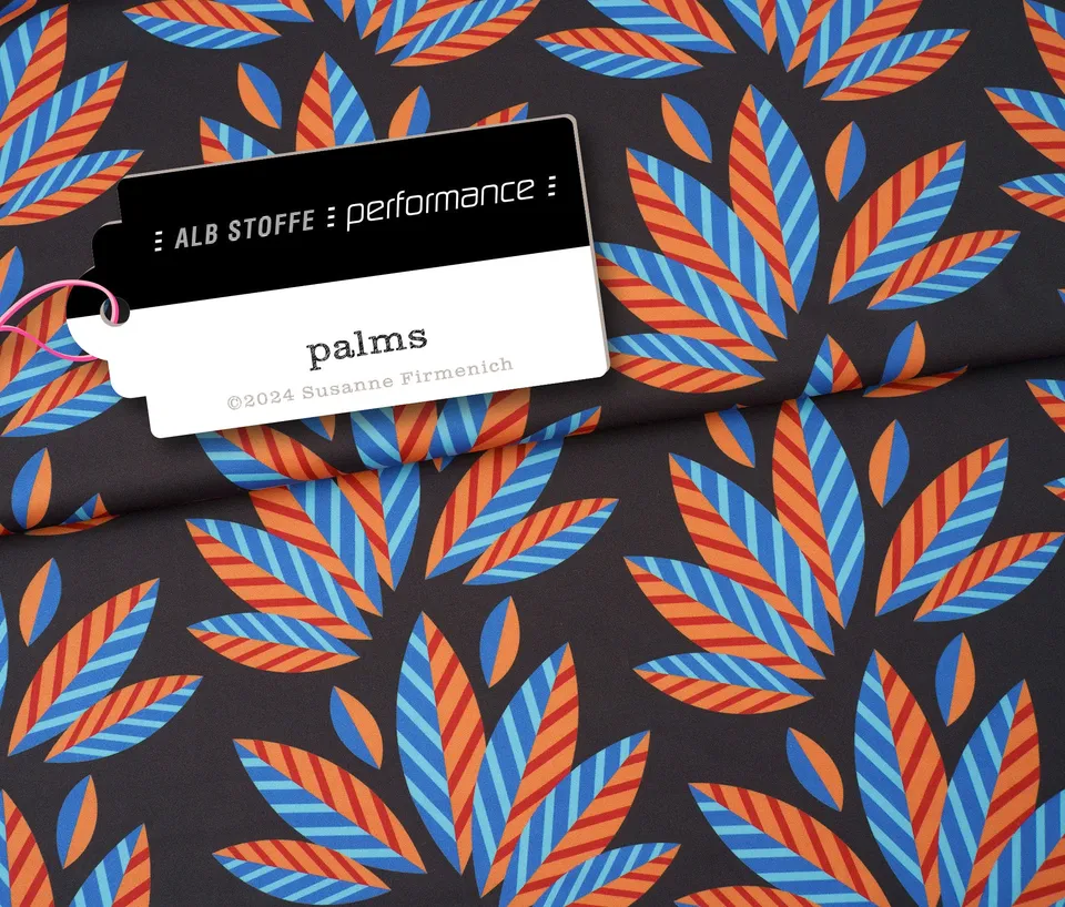 hamburger-liebe-performance-palms-funktionsstoff-schwarz-upf image 1