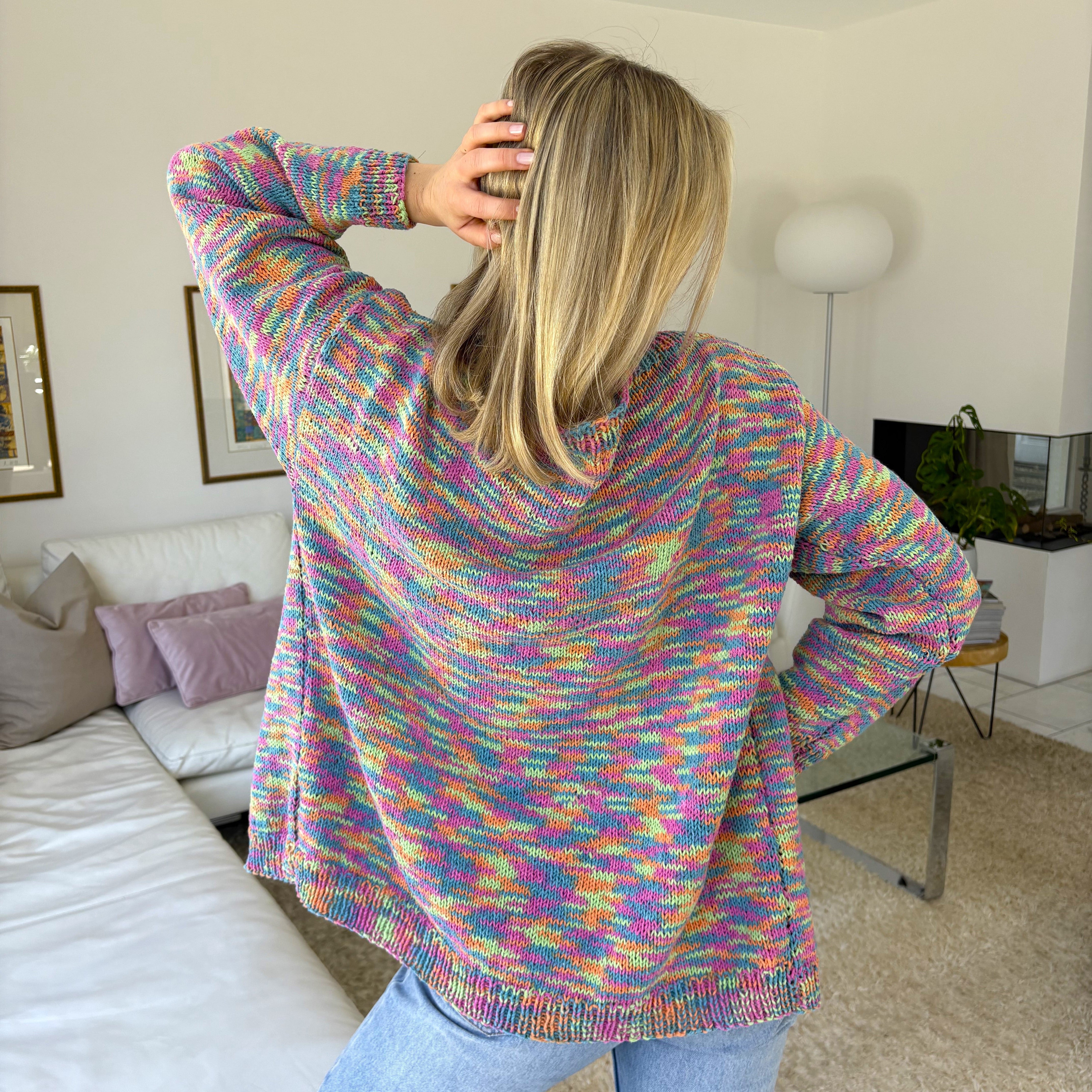 bellalana-soft-strick-set-luftiger-cardigan-38-40-bunt-anleitung image 3