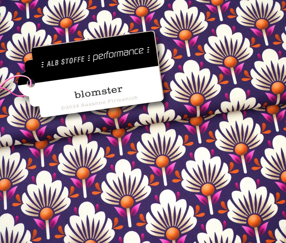 hamburger-liebe-performance-blomster-purple-funktionsstoff-lila image 1