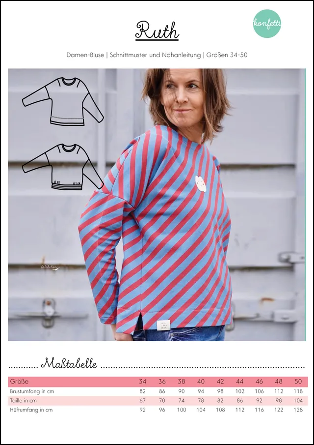 konfetti-patterns-ruth-papierschnittmuster-pullover-gr-34-50 image 1