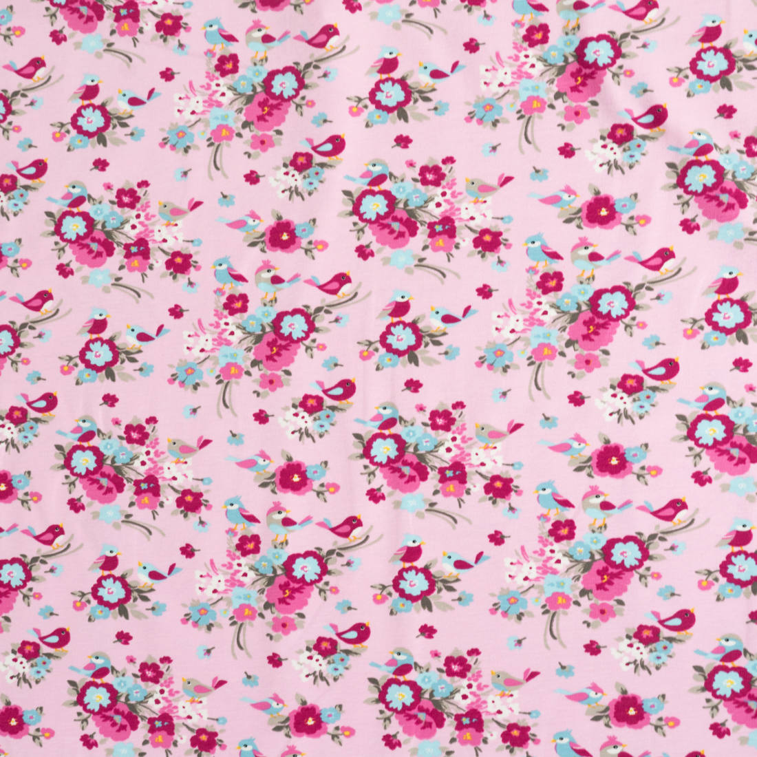 n-hfrosch-baumwoll-jersey-v-gel-blumen-rosa-kinderstoff image 2