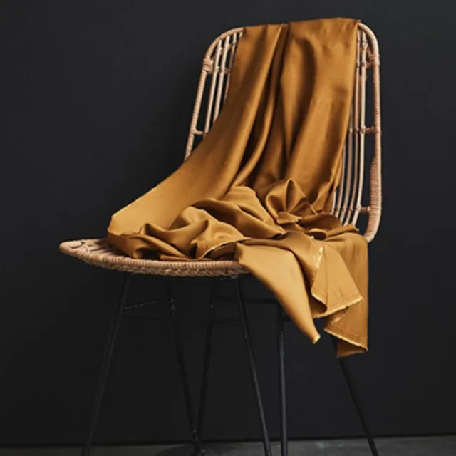 n-hfrosch-stoffe-ecovero-viskose-twill-stoff-senfgelb-uni image 1
