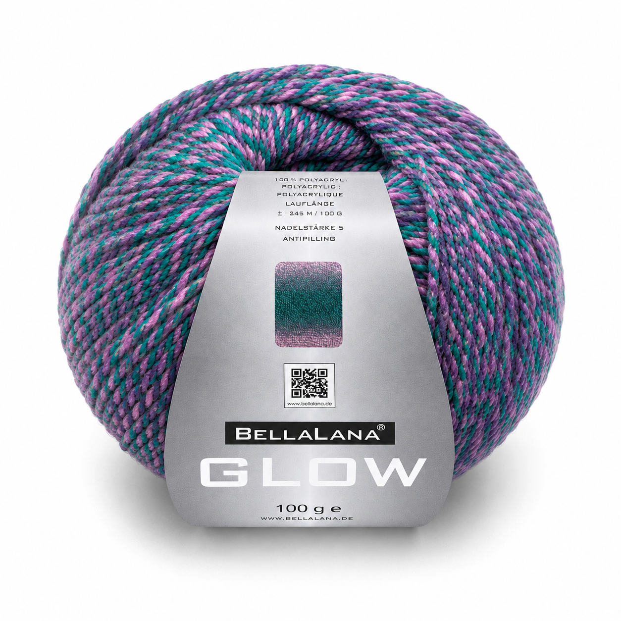 bellalana-glow-strickgarn-orange-300-mit-glanz-verlauf image 6