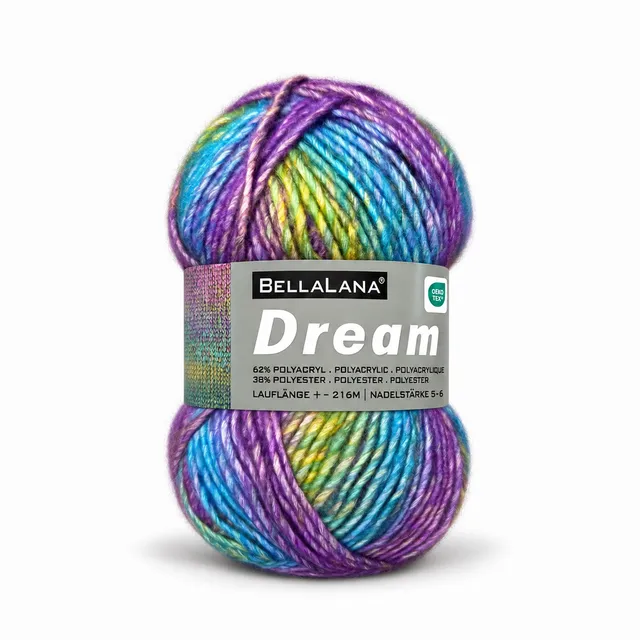 bellalana-dream-garn-gelb-lila-306-farbverlauf-wolle-schal image 1