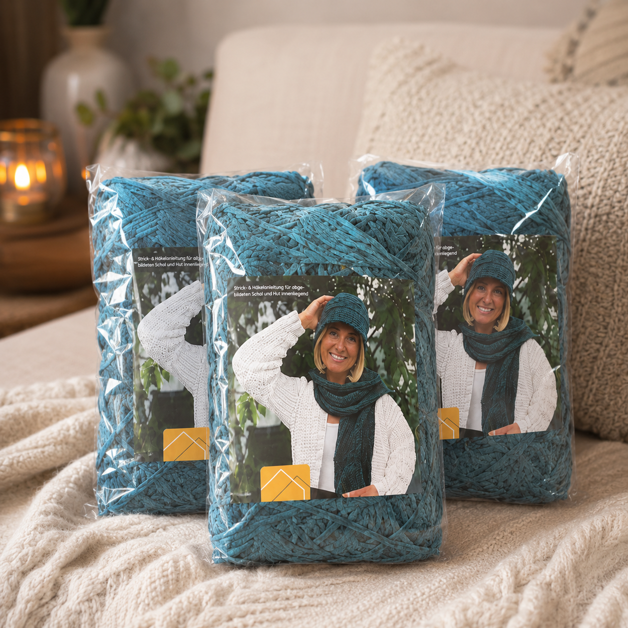 bellalana-chenille-special-set-schal-hut-fuchs-samtig-einheitsgr image 6