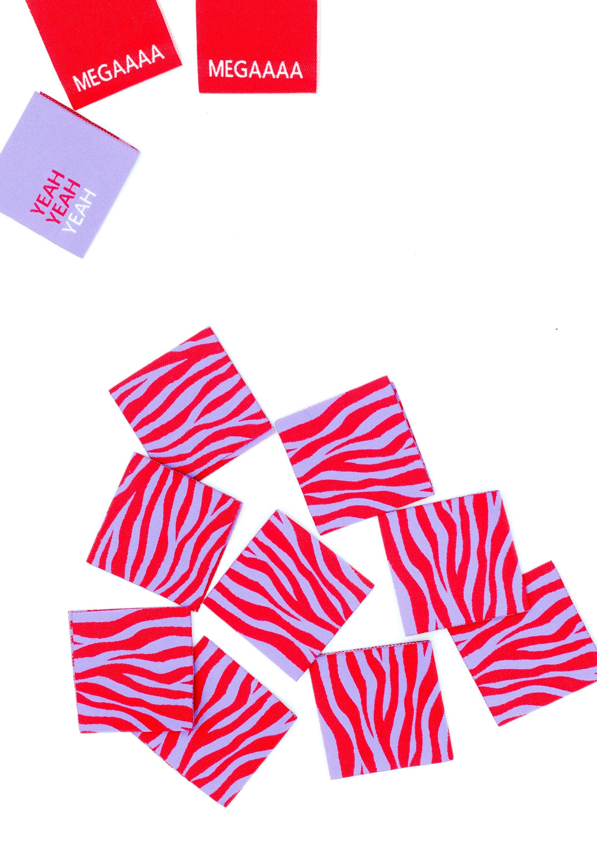 konfetti-patterns-label-zebra-weblabel-rot-lilac-9er-set image 1