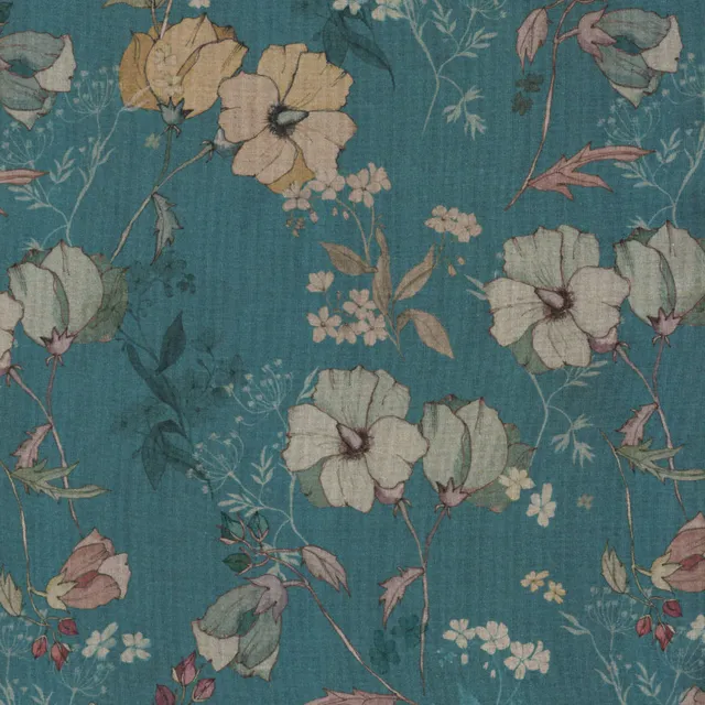 n-hfrosch-bio-voile-blumen-mallow-leichter-blusenstoff image 1