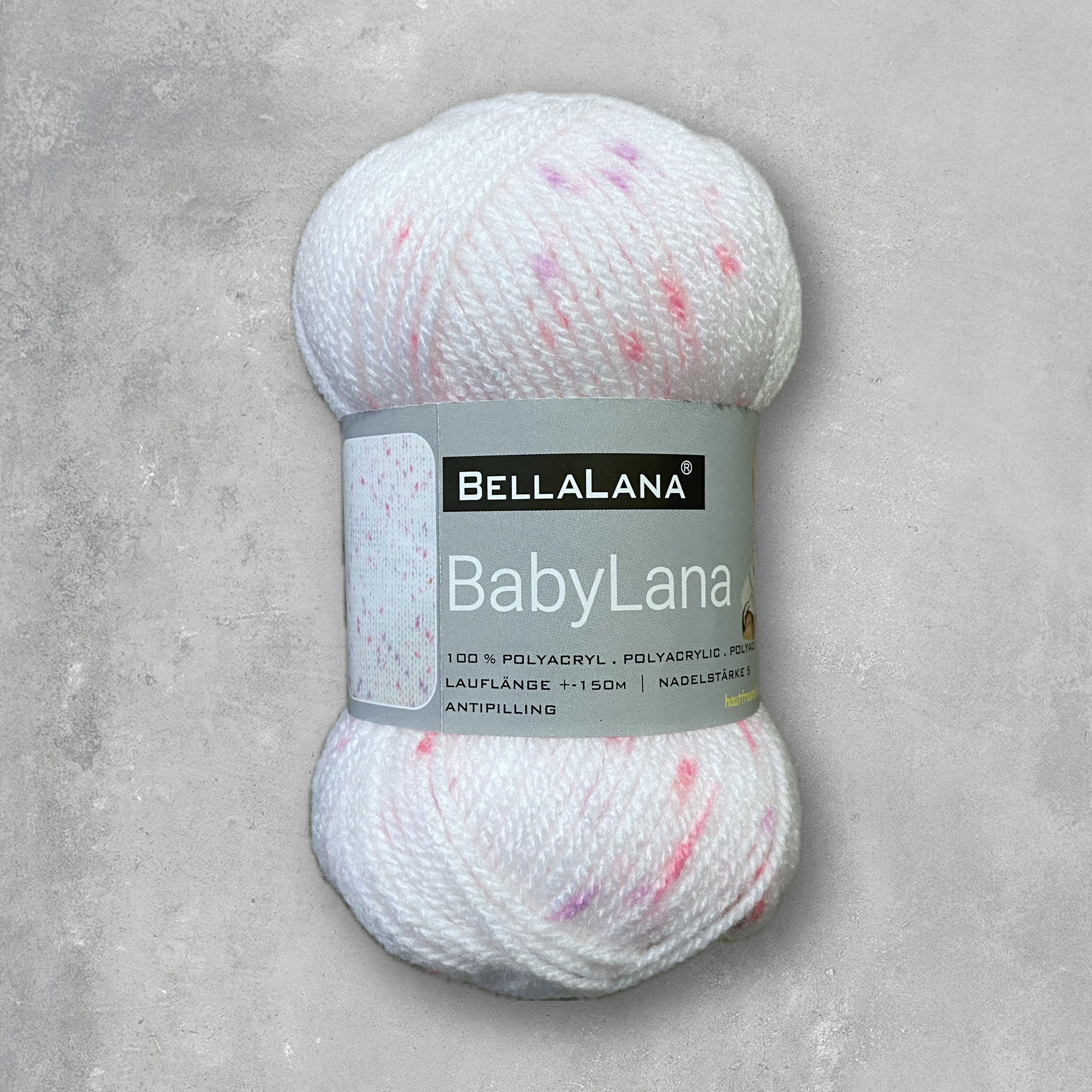 bellalana-strick-set-babylana-babydecke-punkte-bunt-70x100 image 6
