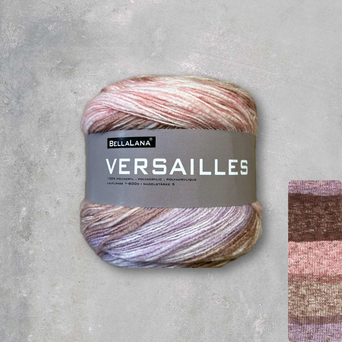 bellalana-versailles-strick-set-poncho-rosa-t-rkis-gr-36-40 image 5