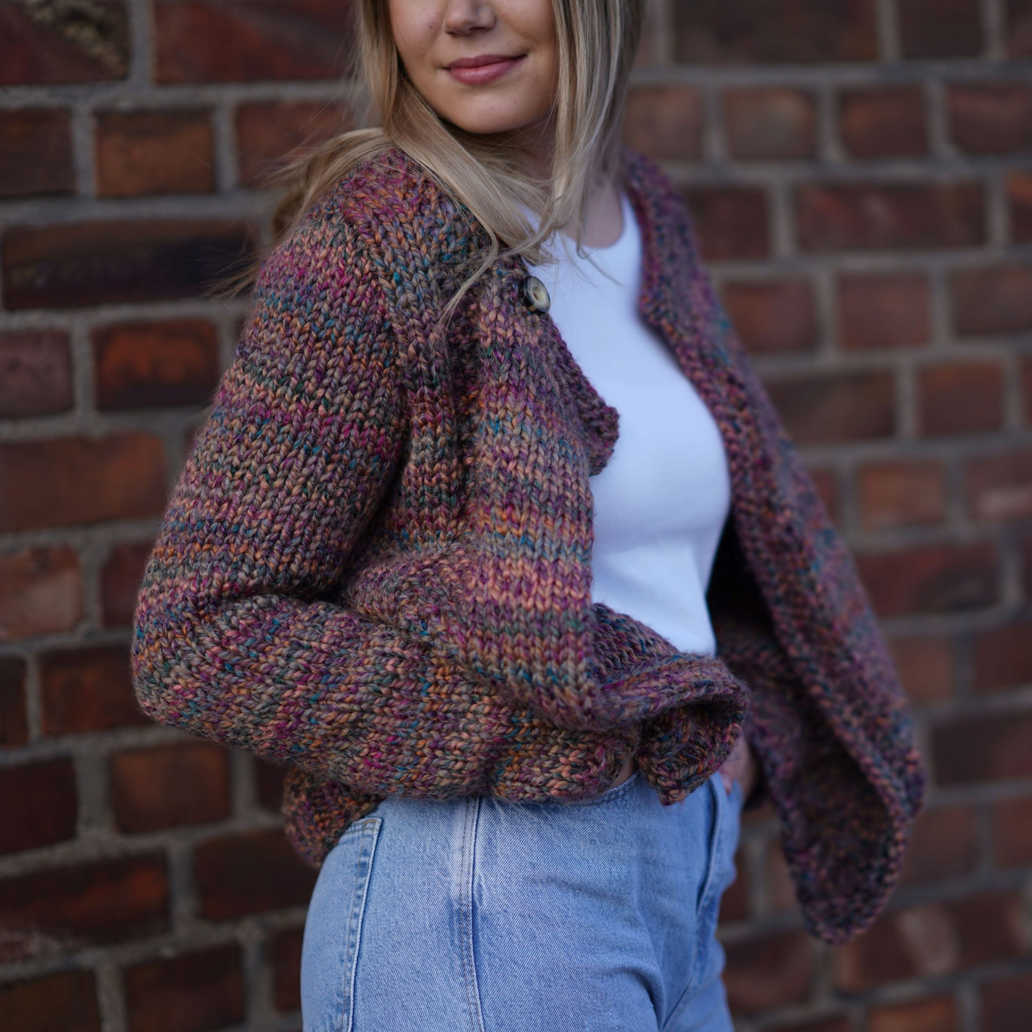 bellalana-freestyle-jacke-strickset-hellgrau-mix-gr-38-40-cardigan image 1