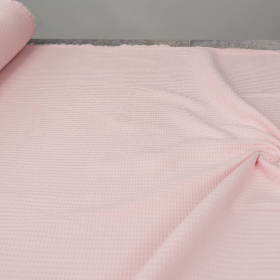 n-hfrosch-stoffe-waffel-strick-jersey-rosa-elastisch-meterware image 6