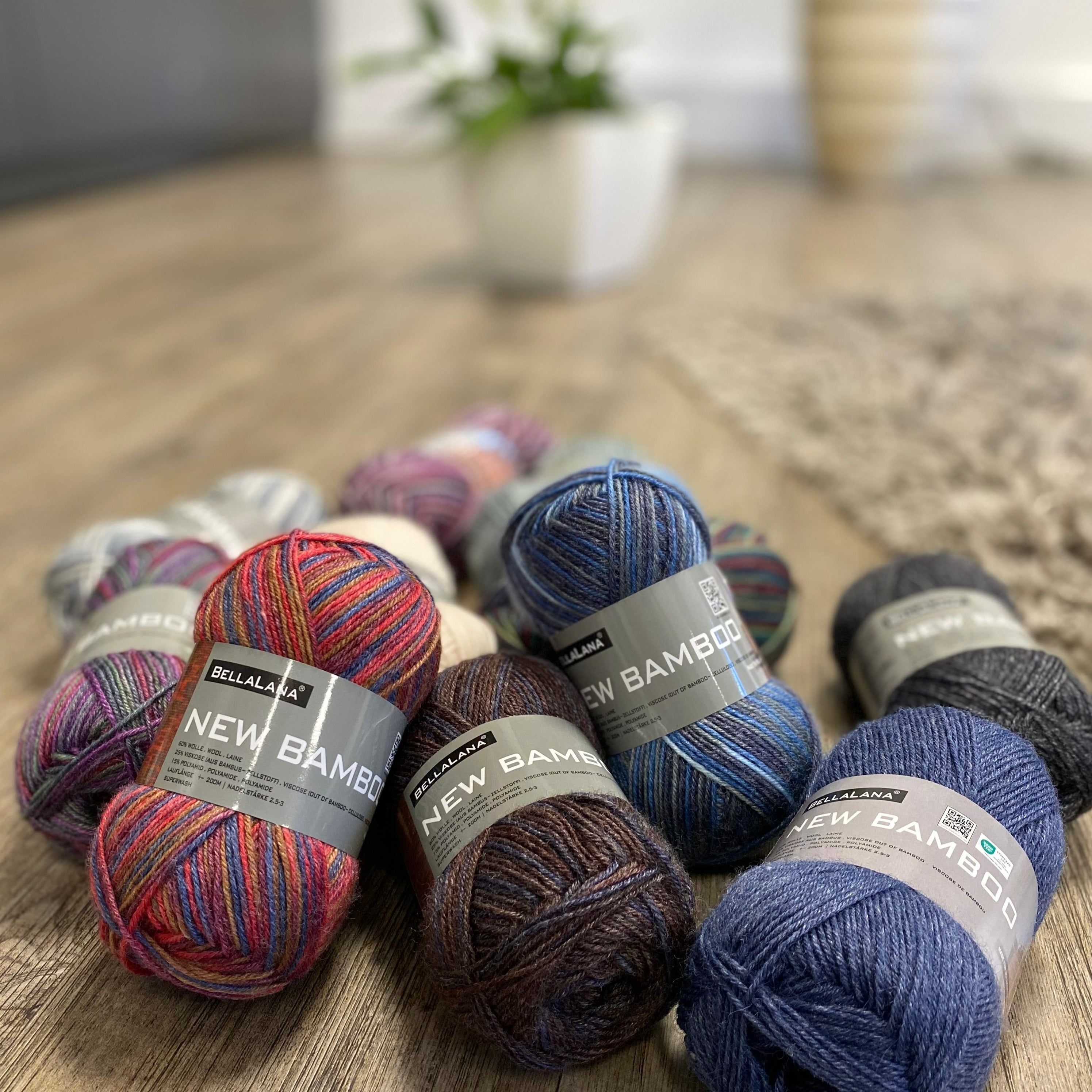 bellalana-new-bamboo-einzelkn-uel-rot-multicolor-sockengarn image 1