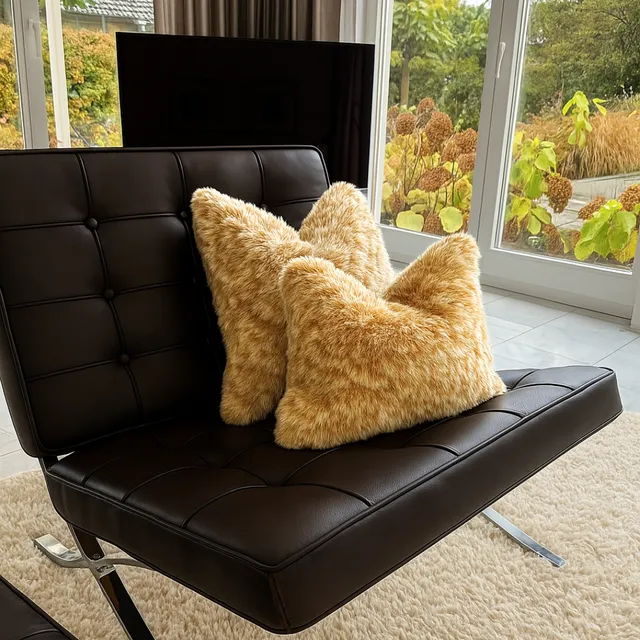 bellalana-cosy-strickset-kissen-camel-8-kn-uel-polyester image 1