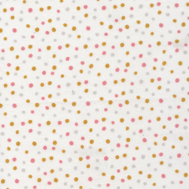 n-hfrosch-bio-flanell-konfetti-stoff-rosa image 1