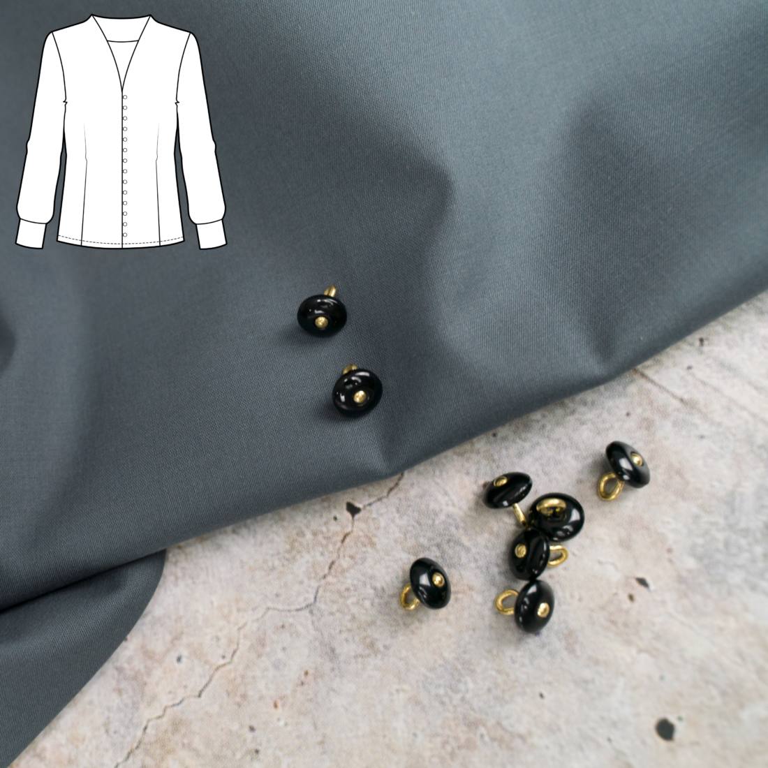 n-hfrosch-n-hpaket-bluse-perlente-voile-anthrazit-bio image 1