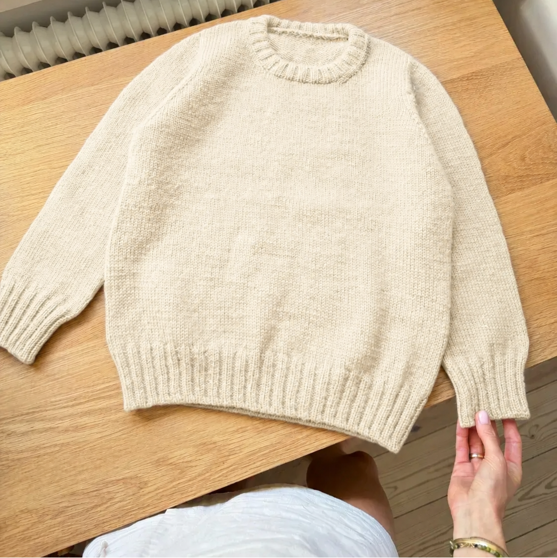 bellalana-niels-sweater-jr-petiteknit-strickset-ecru-6-7-jahre image 4