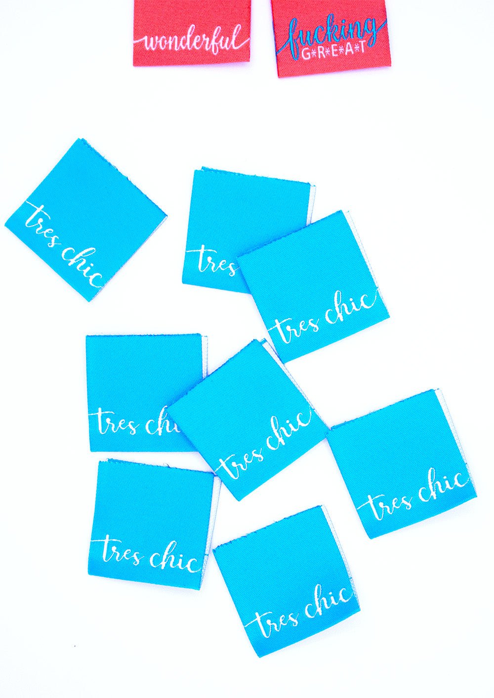 konfetti-patterns-label-tres-chic-webetiketten-9er-set-wei image 1