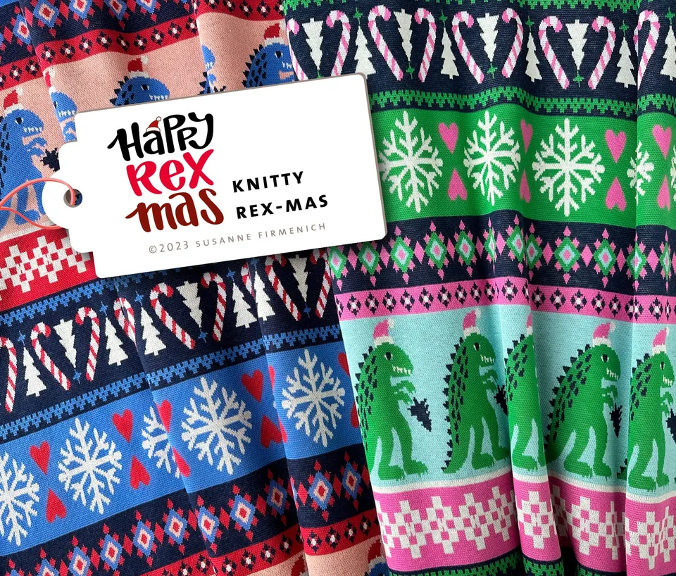 hamburger-liebe-ugly-christmas-jacquard-knitty-rexmas-dino image 1
