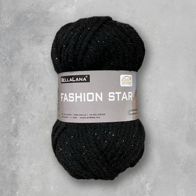 bellalana-fashion-star-effektgarn-schwarz-103-glanzfaden image 1