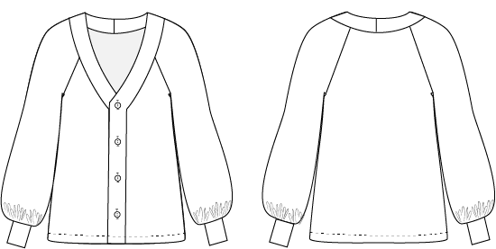 n-hfrosch-jujur-cardigan-schnittmuster-damen-strick-v-ausschnitt image 2