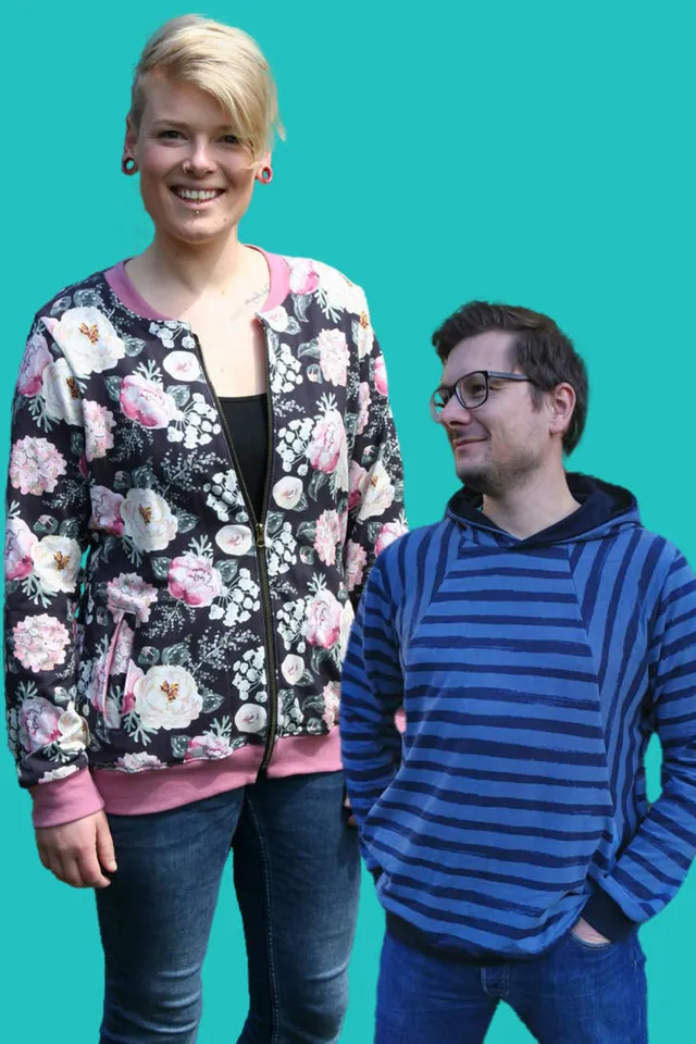 n-hfrosch-kado-unisex-hoodie-schnittmuster-ebook-mit-kapuze image 1