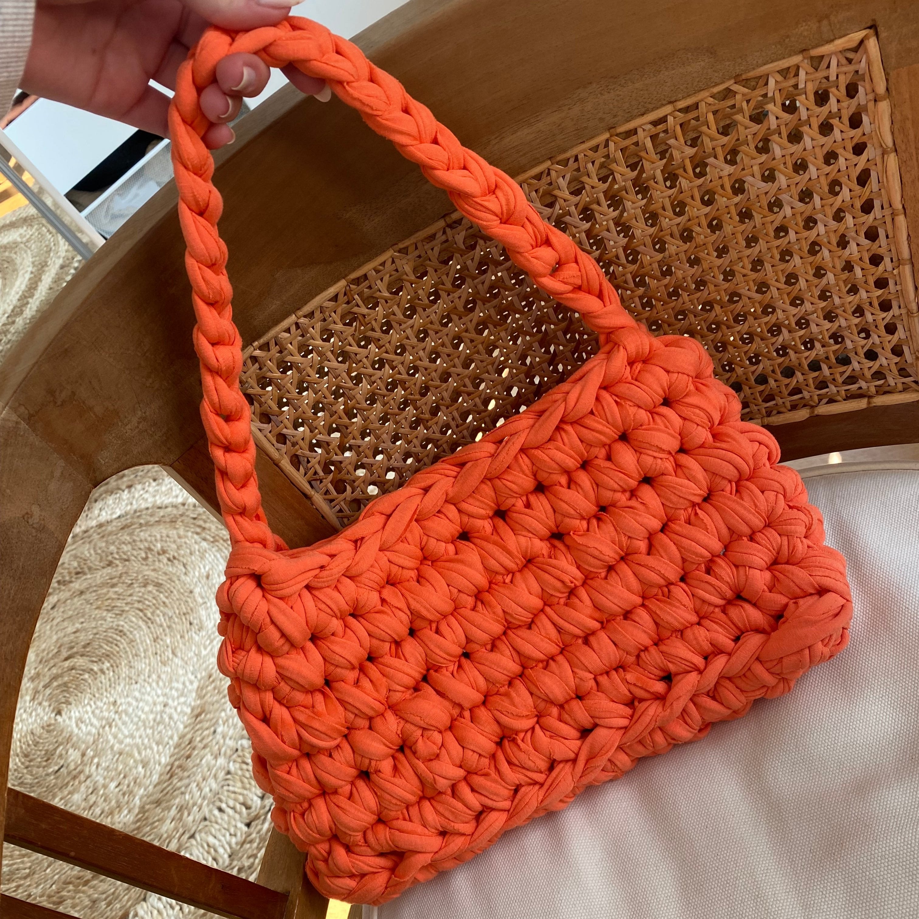 bellalana-boogie-h-kel-set-crochet-bag-rot-recycelt image 1