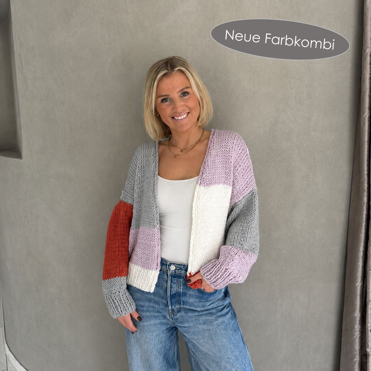 bellalana-nordkap-strick-set-cardigan-bunt-gr-38-40 image 3