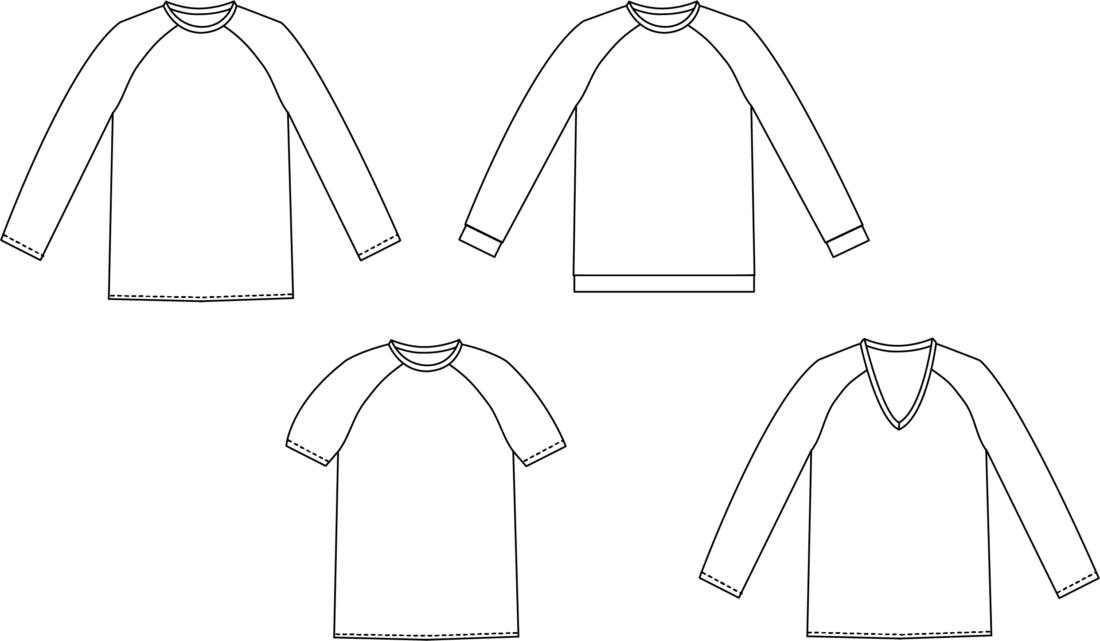 n-hfrosch-sama-3er-set-schnittmuster-shirt-damen-herren-kinder image 2