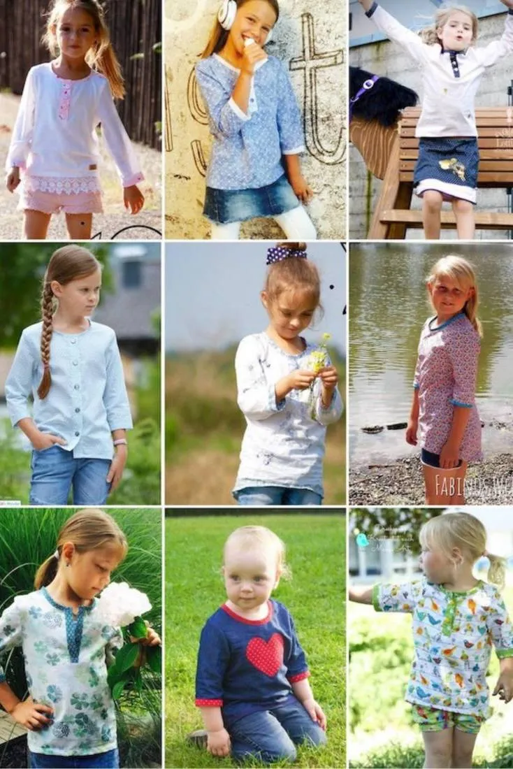 n-hfrosch-schnittmuster-kinder-bluse-mini-lanea-gr-80-164 image 1