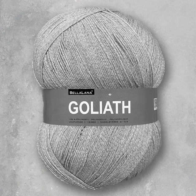 bellalana-goliath-wolle-silbergrau-700g-polyacryl image 1