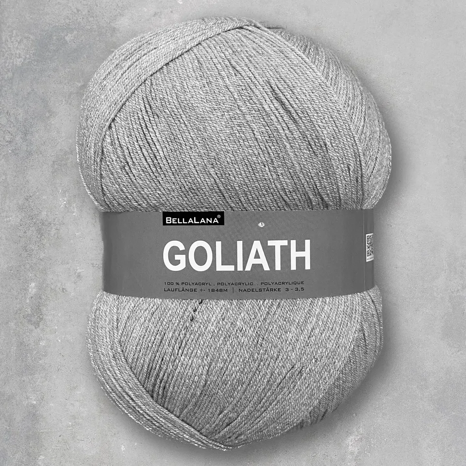 bellalana-goliath-wolle-silbergrau-700g-polyacryl image 1