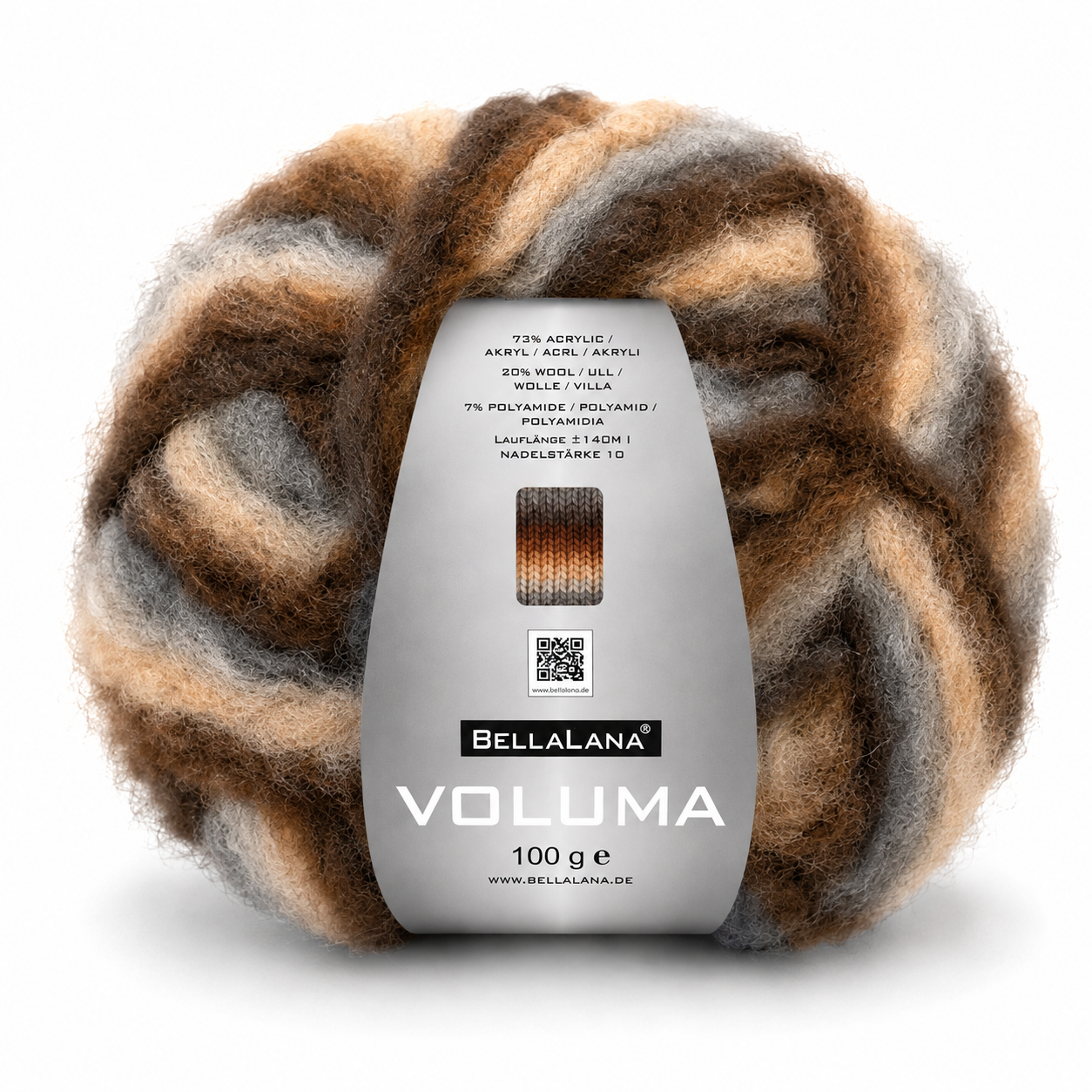 bellalana-voluma-flauschgarn-beige-braun-300-mit-wollanteil image 1