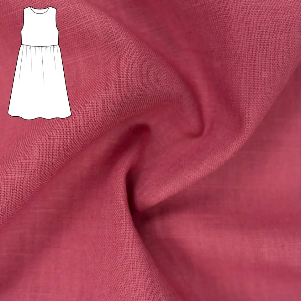 n-hfrosch-n-hpakete-meriah-kleid-n-hset-pink-leinenstoff image 1