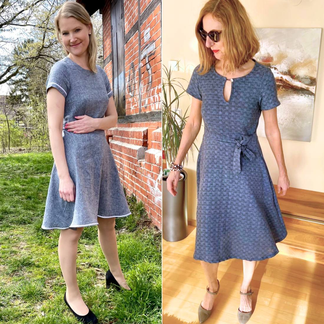 n-hfrosch-kini-damen-a-linien-kleid-schnittmuster image 8