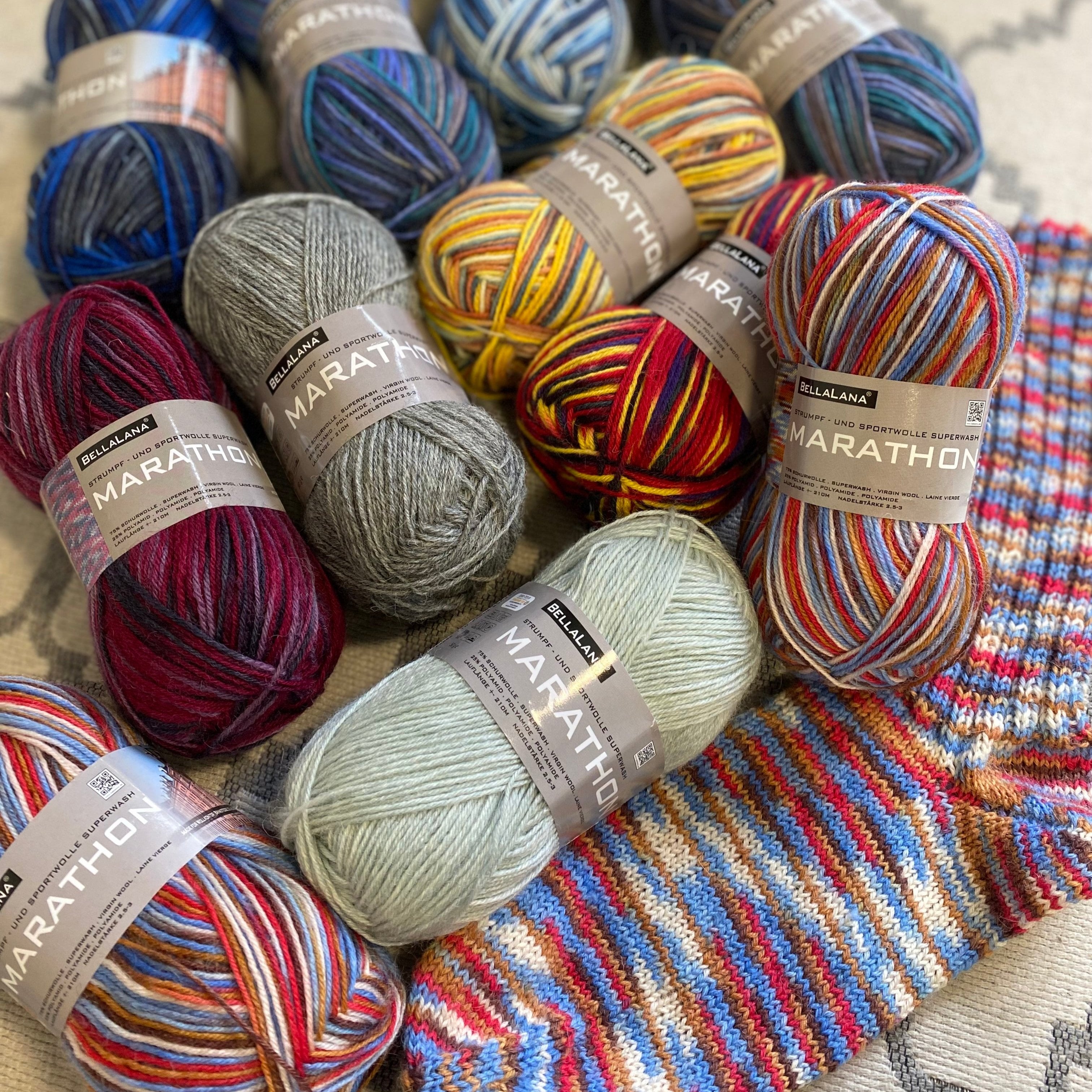 bellalana-wollpaket-marathon-sockenwolle-10x50g-multicolor image 2